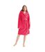 Peignoir Motif/style Imprimé Léopard Femme Rose Urban Threads-2