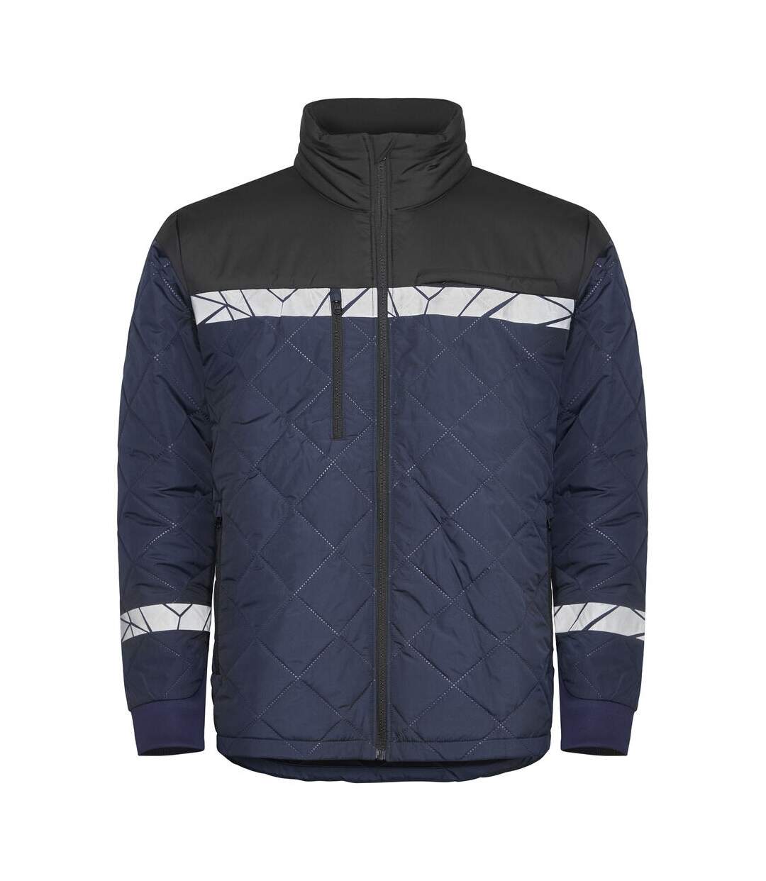 Doudoune Matelassée Progression Homme Bleu Marine Noir Projob-1