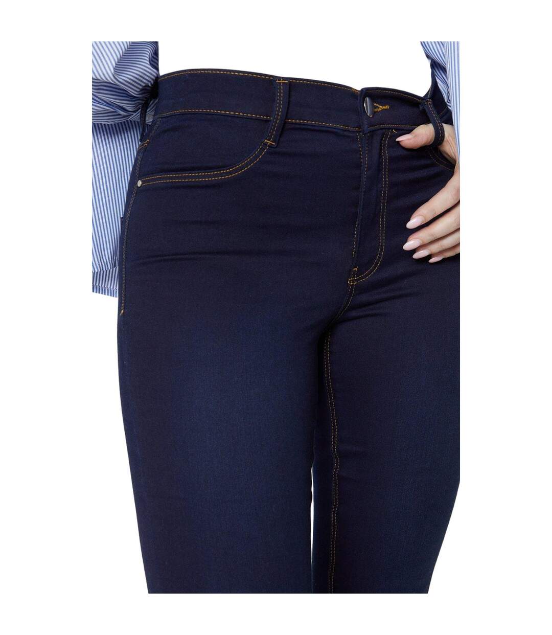 Jean 7/8 femme indigo Dorothy Perkins-3