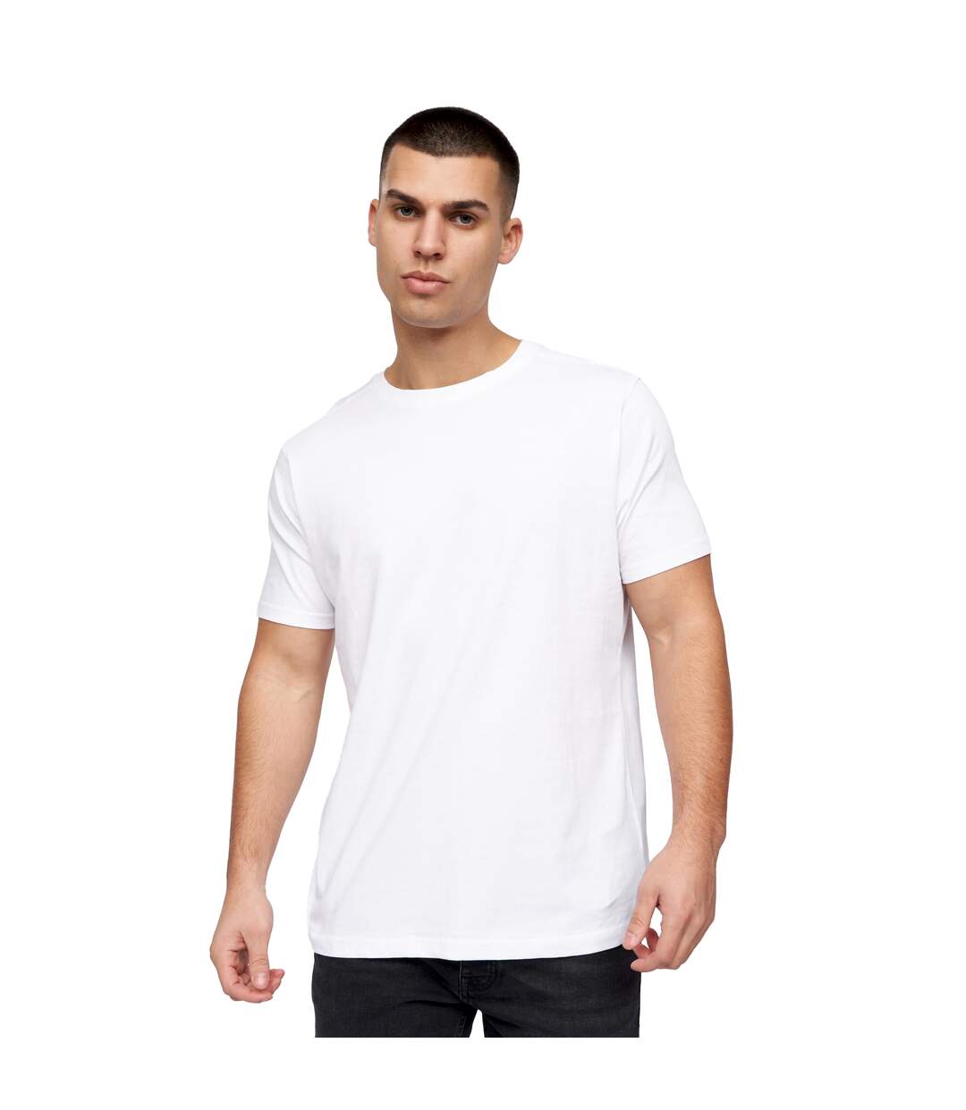 Pack of 5  Mens dovar t-shirt  white Kandor-2