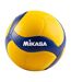 Ballon De Volley-ball Motif/style Logo V360w-sl Taille 5 Bleu Jaune Mikasa-1
