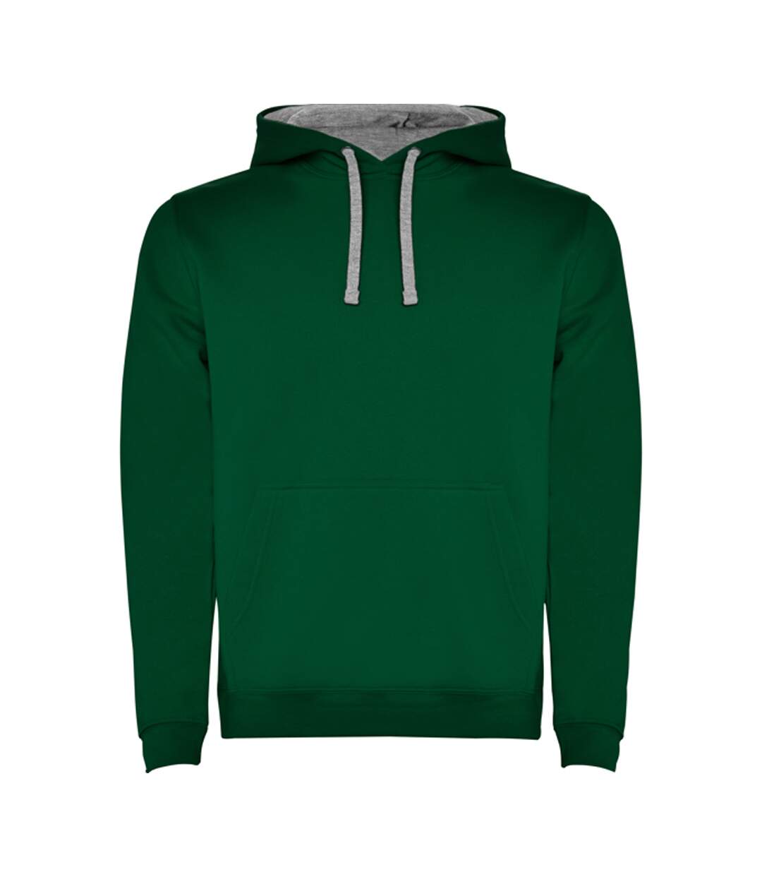 Sweat Urban Homme Vert Bouteille Gris Chiné Roly-1