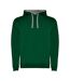 Sweat Urban Homme Vert Bouteille Gris Chiné Roly-1