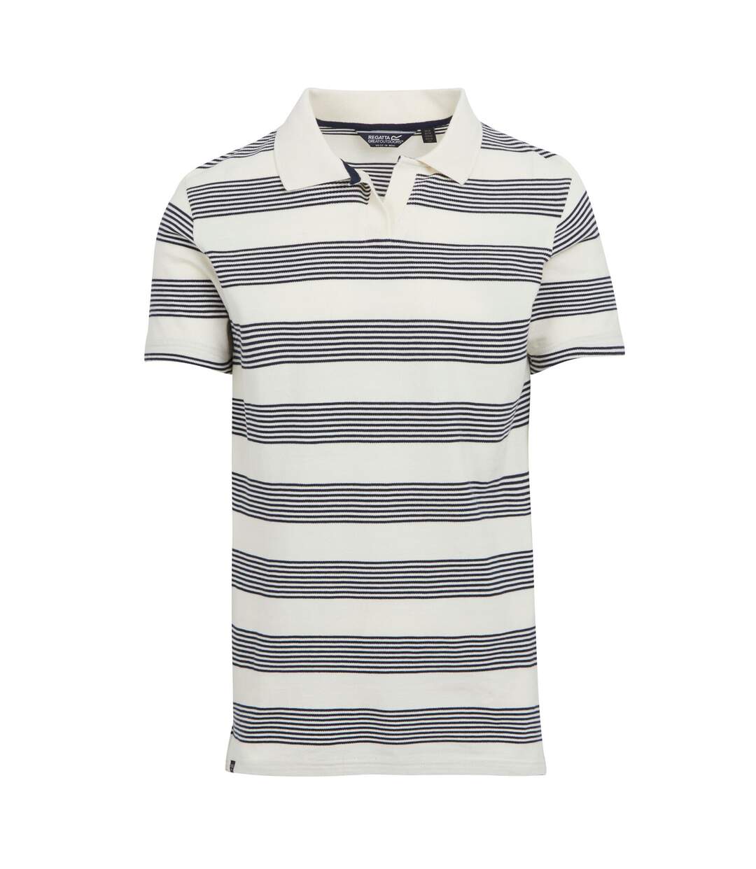 Polo tempete homme blanc cassé / bleu marine Regatta-1