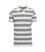 Polo tempete homme blanc cassé / bleu marine Regatta-1