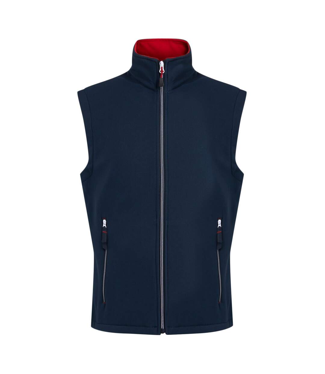 Mens Softshell 2 Layer Body Warmer Navy Classic Red Regatta Professional-2