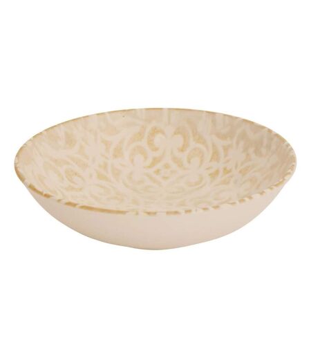Lot de 6 Assiettes Creuses Anna 20cm Crème