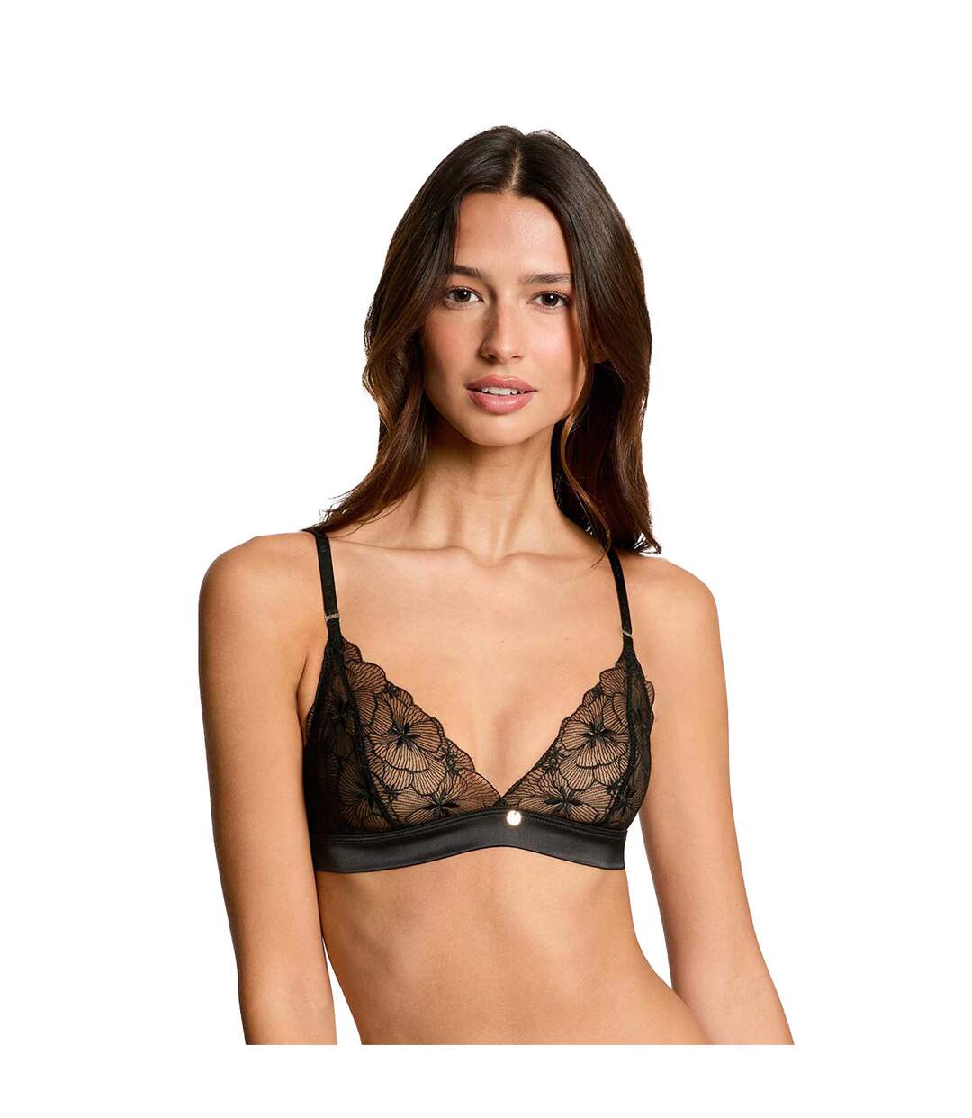 Soutien-gorge souple noir Amandine-2