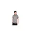 Mens Ss25 Two Tone Polo Shirt Steel Grey Lambretta-1
