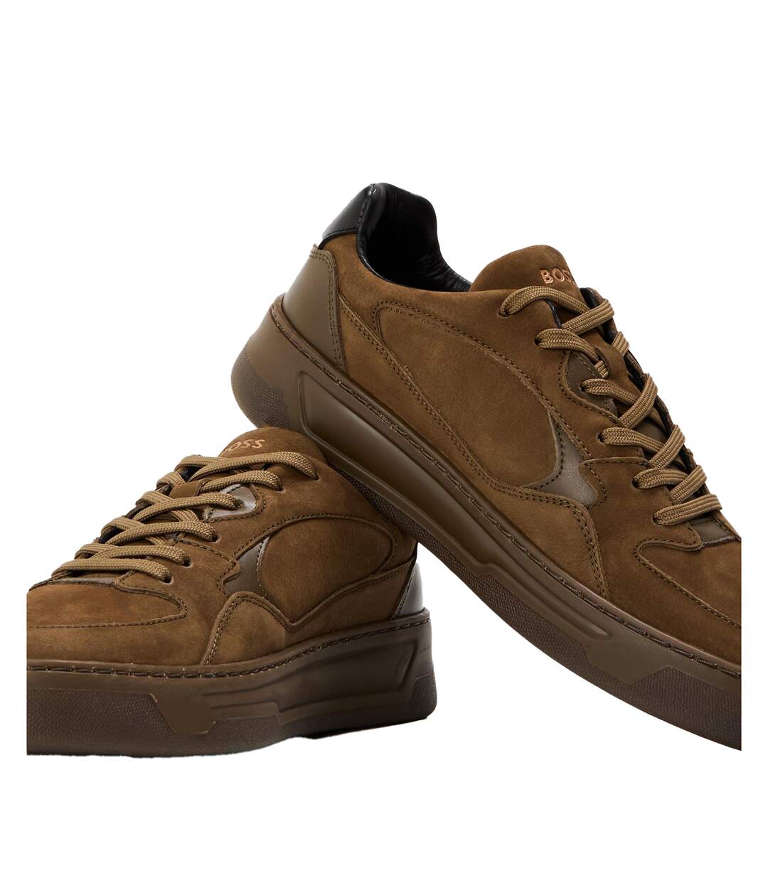 Baskets Baltimore Homme Vert Foncé Boss-4
