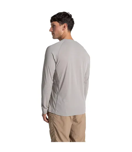 T-shirt Manches Longues Homme Beige Craghoppers