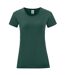 T-shirt Iconic Femme Vert Forêt Fruit Of The Loom-1