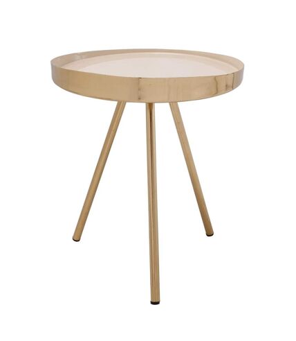 Table basse fait main en fer motif contemporain EDI