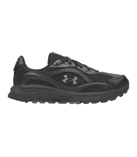Womens/ladies Tech Trainers Triple Black Under Armour