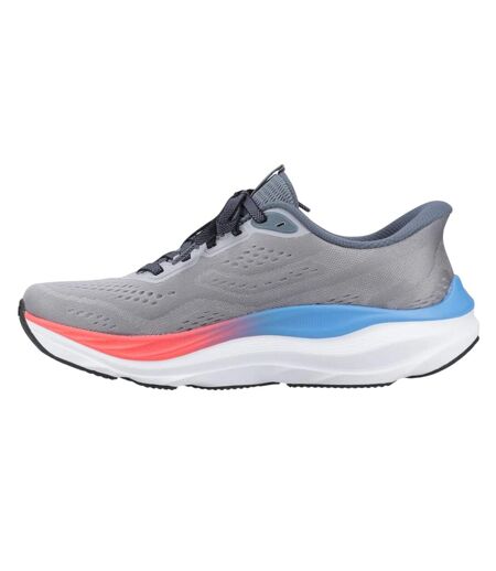 Mens Max Run Trainers Grey Multicoloured Skechers