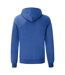 Sweat À Capuche Classic Adulte Bleu Roi Chiné Fruit Of The Loom-2
