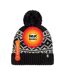 Cosy Patterned Bobble Hat for Women | Cable Knit Beanie with Fleece Lining-2