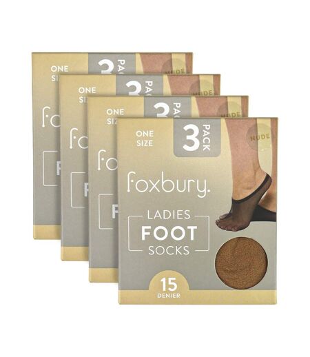 Sock Snob- Lot De 12 Socquettes Invisibles Femme 15 Deniers No Show