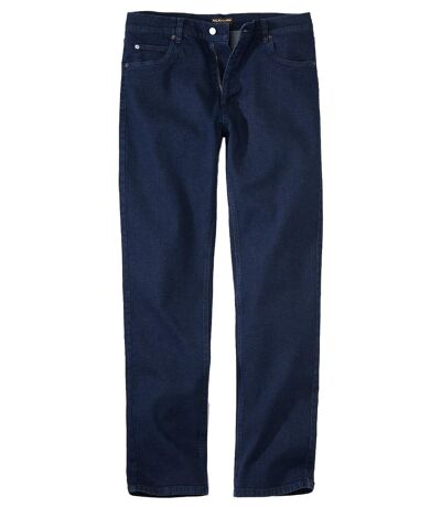 Niebieskie jeansy regular ze stretchem