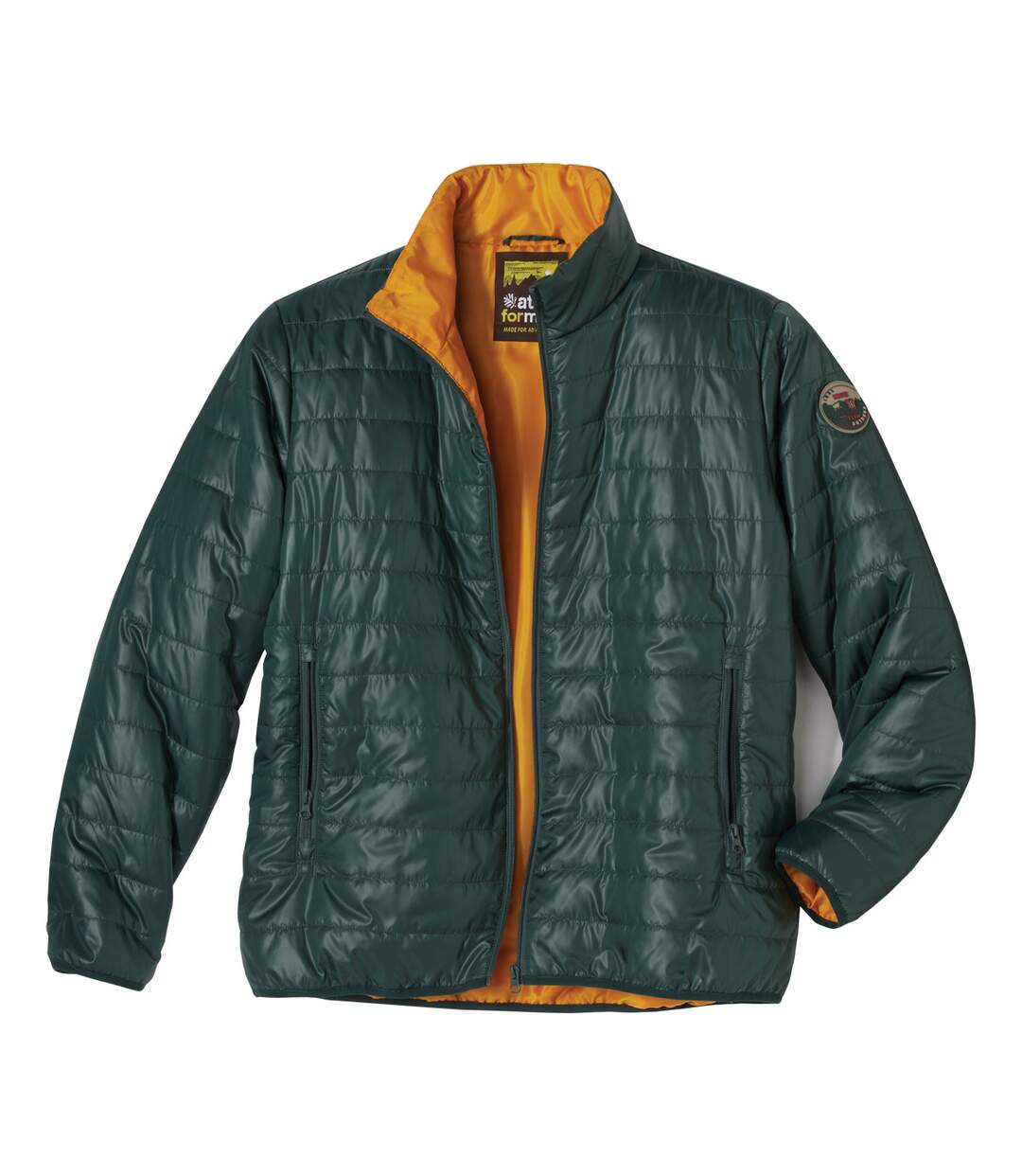 Men's Lightweight Green Puffer Jacket Atlas For Men