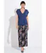 T-shirt fluide manches courtes porté loose-3
