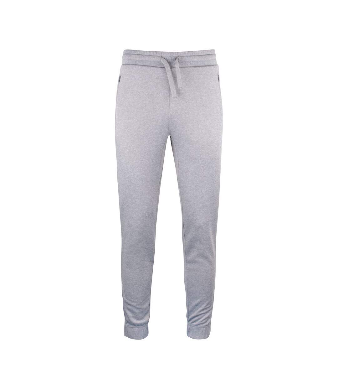 Pantalon De Jogging Basic Active Adulte Gris Chiné Clique-1