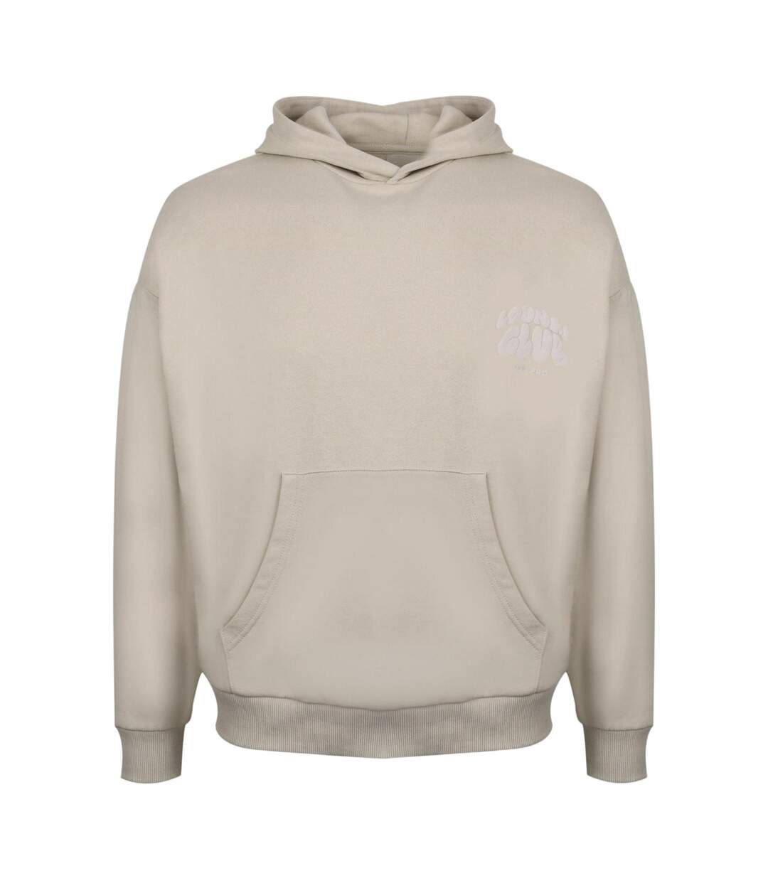 Unisex Adult Oversized Hoodie Moon Cream USA Pro-1