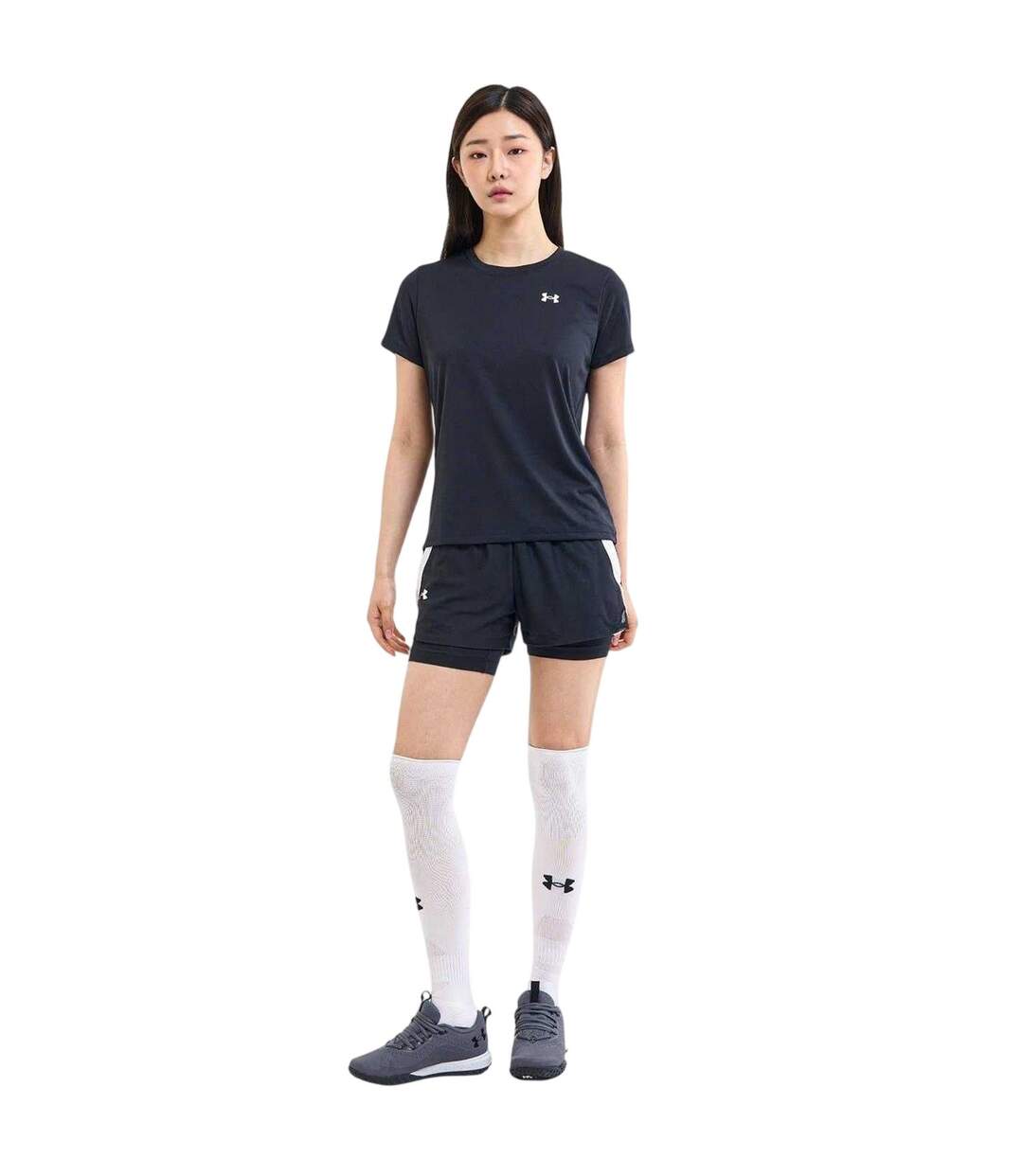 Short Femme Noir Under Armour-4