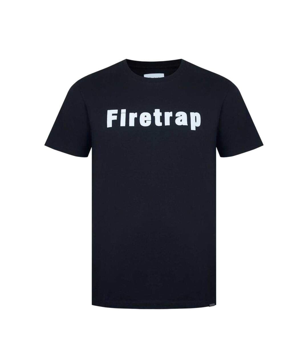 T-shirt Motif/style Logo Homme Noir Firetrap-1