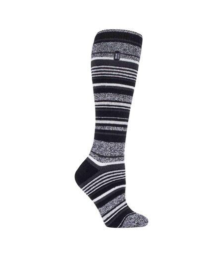 Ladies Thin Extra Long Patterned Lightweight Thermal Socks