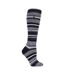 Ladies Thin Extra Long Patterned Lightweight Thermal Socks-1