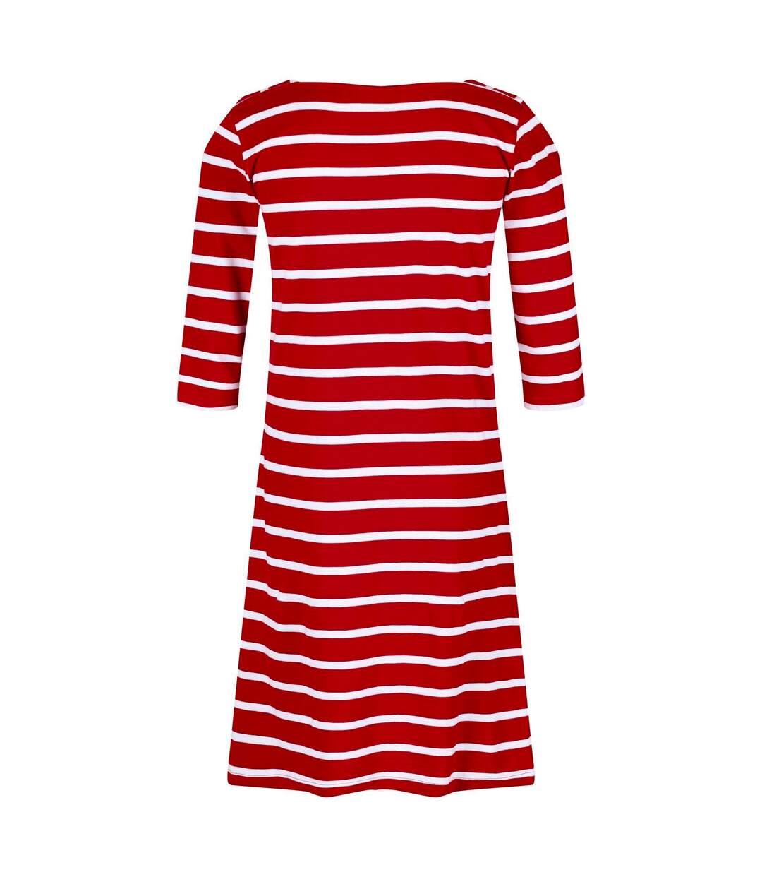 Robe décontractée paislee femme rouge / blanc Regatta-2