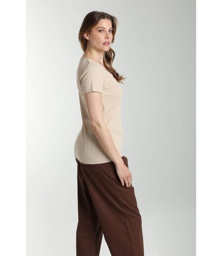 Tee Shirt Cotele Manches Courtes Femme Drew  | Gerard Pasquier | Gerard Pasquier