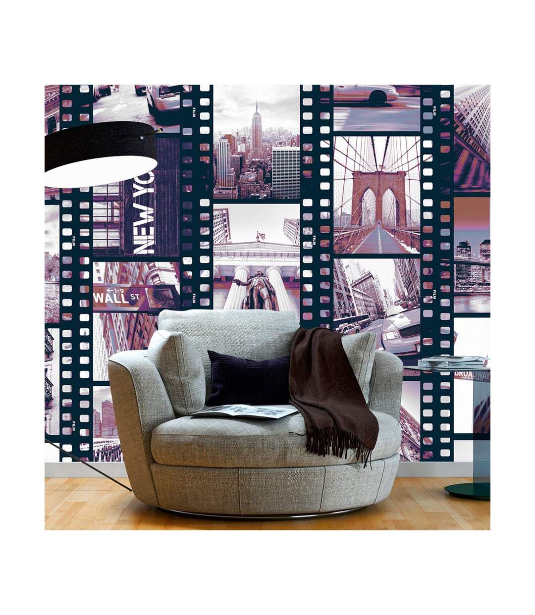 Papier Peint NY Urban Collage 50x1000cm-1