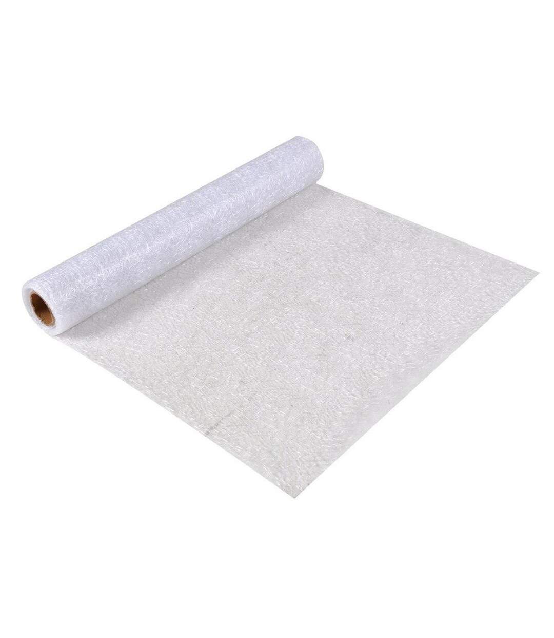 Chemin de Table Jetable Effet Maille 30cmx5m Blanc-1