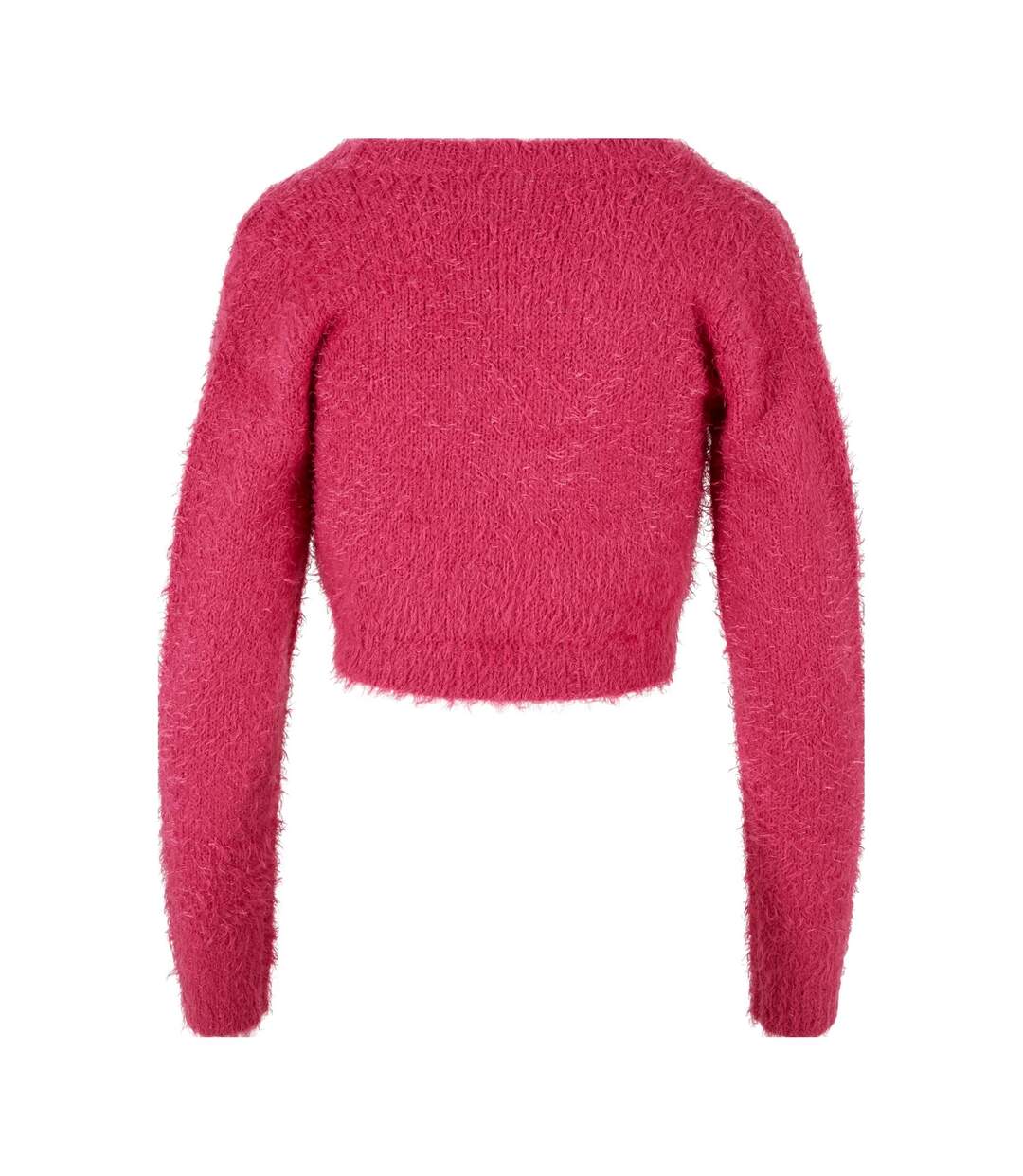 Cardigan Motif/style Court Femme Rose Vif Urban Classics-2
