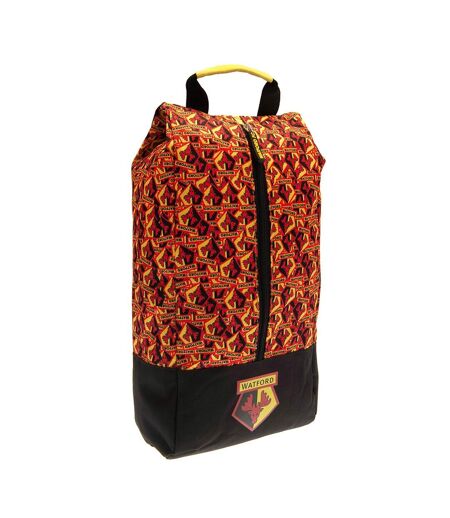 Watford FC Boot Bag (Black/Yellow/Red) (One Size) - UTTA10540