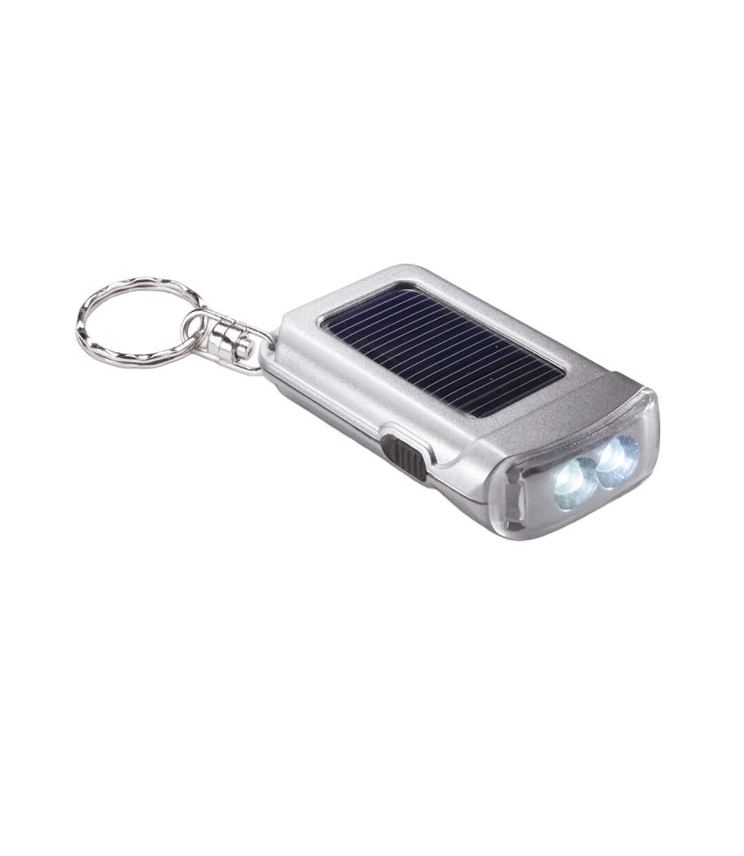 Porte-clés torche ringal 1,5 cm x 6,5 cm x 3,9 cm argent mat MidOcean-2
