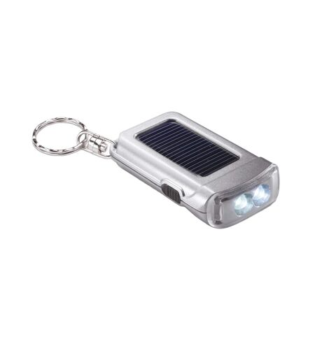 Porte-clés torche ringal 1,5 cm x 6,5 cm x 3,9 cm argent mat MidOcean