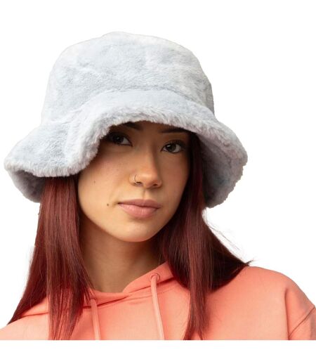 Teddy Fur Bucket Hat Blue New Era