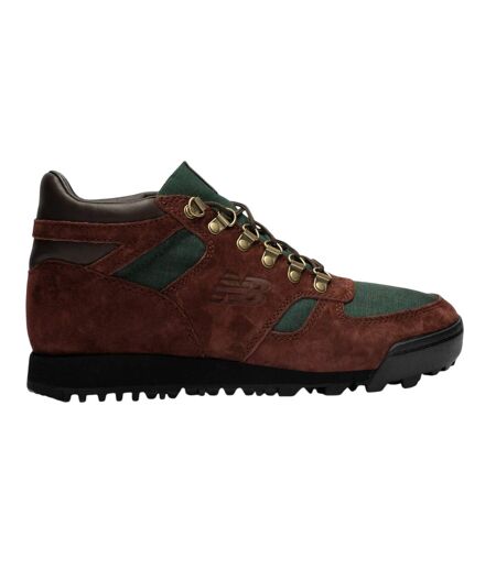 Mens Lace Up Mid Boots Brown New Balance