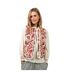 Womens/ladies Geometric Pattern Regular Waistcoat Red Lollys Laundry-4