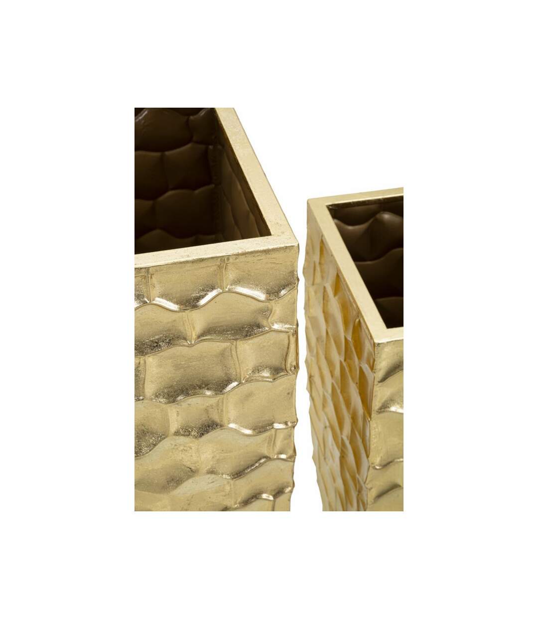 Lot de 3 Vases en Métal Glody 94cm Or-3