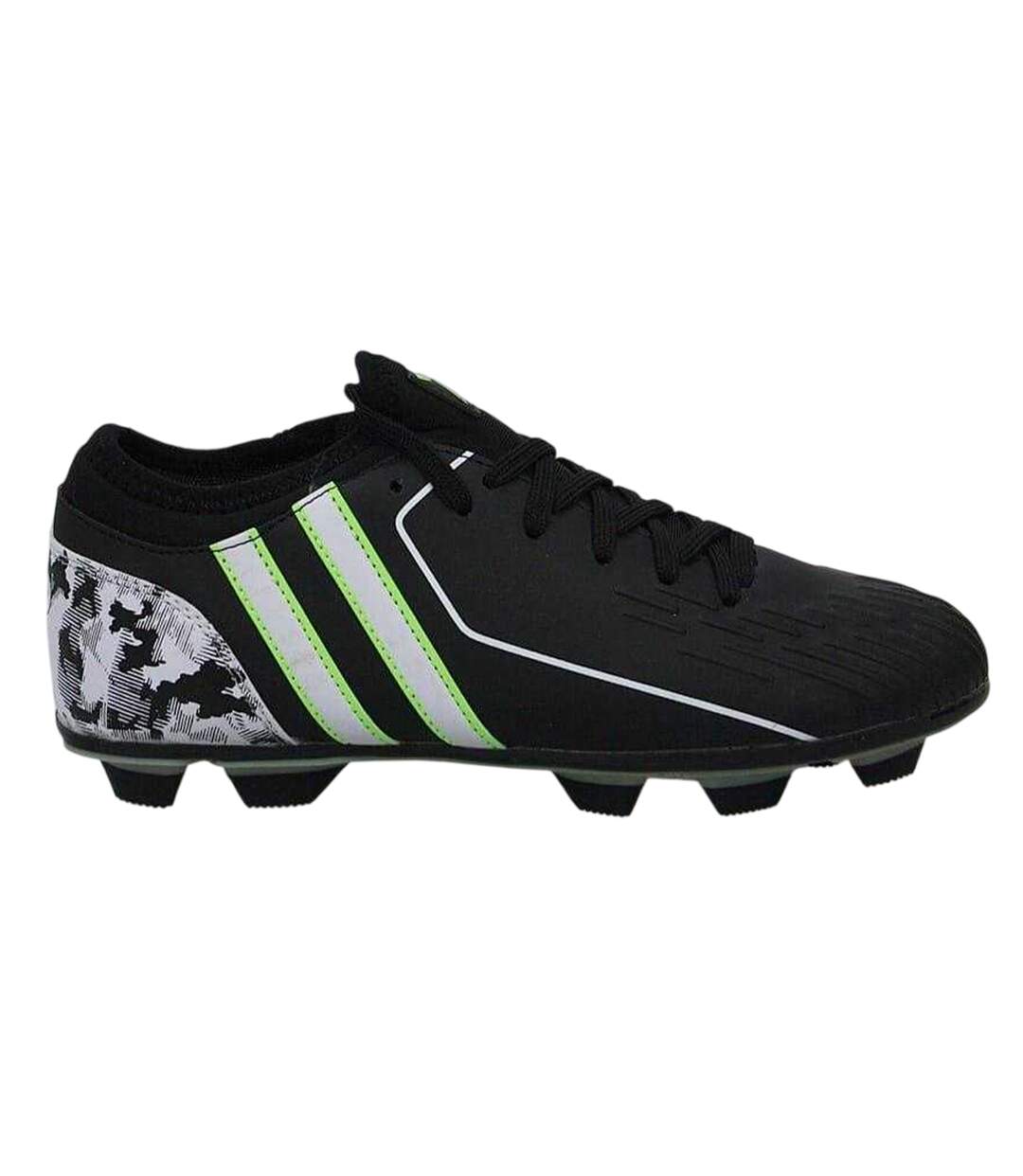 Childrens/kids Camouflage Football Boots Black Patrick-1