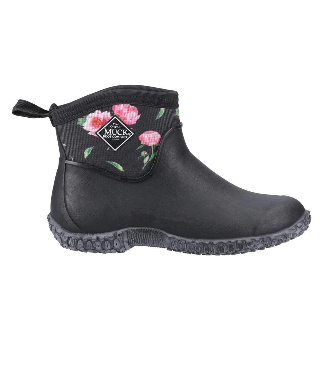 Womens/ladies muckster ii all purpose ankle boots black/peony Muck Boots-3