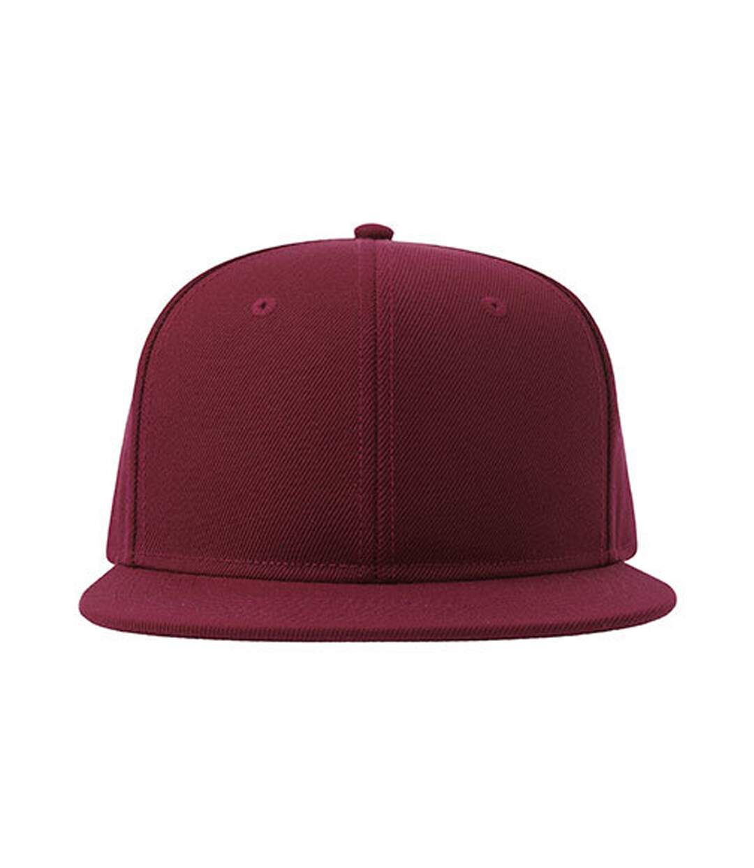 Casquette Ajustable Rouge Foncé Atlantis Headwear-1