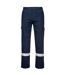 Mens bizflame work fire resistant work trousers navy Portwest-1