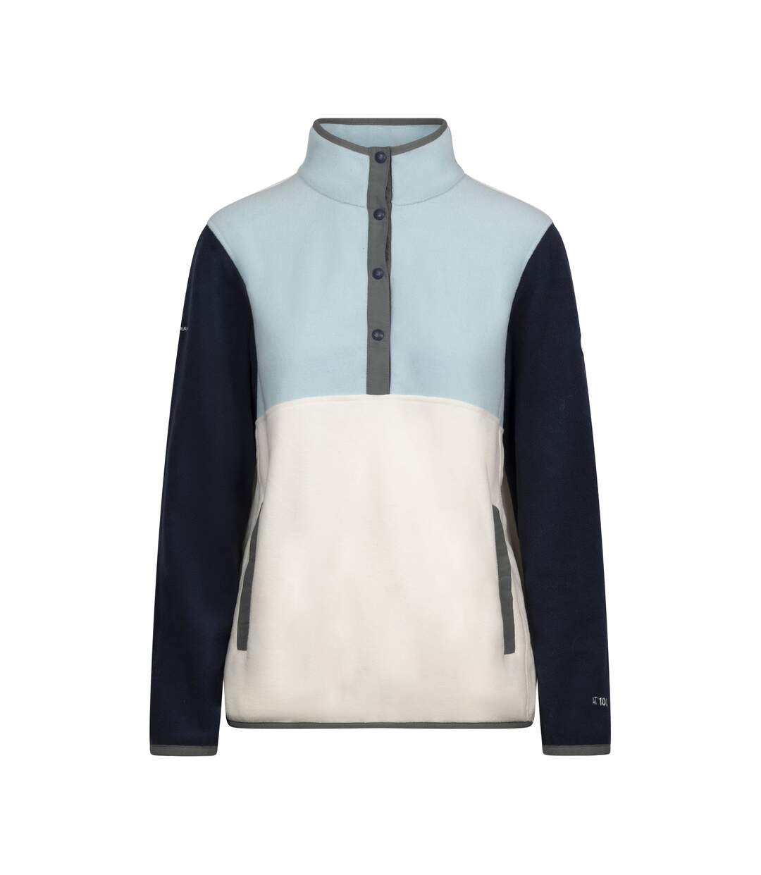 Womens/ladies garzoni at100 fleece top seafoam Trespass-1
