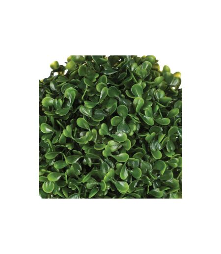 Plante Artificielle Boule de Buis 16cm Vert