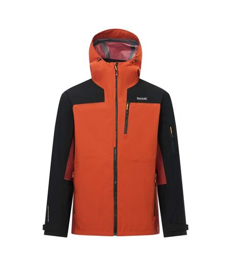 Mens Sacramento 3 In 1 Waterproof Jacket Burnt Henna Rooibos Tea Regatta